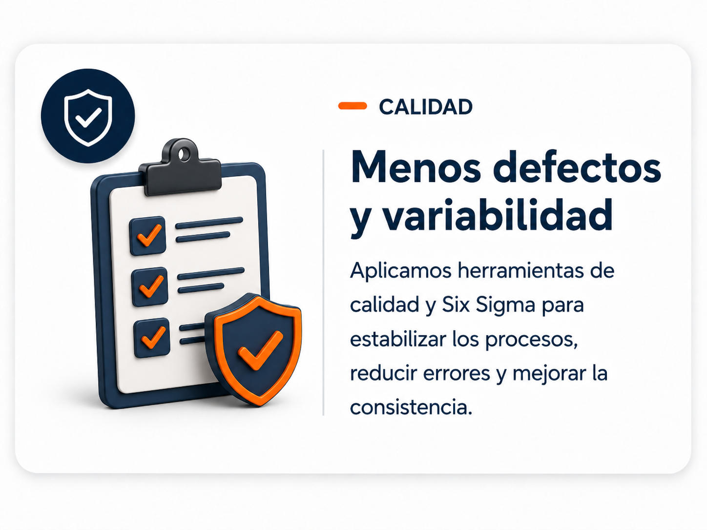 Reducción de defectos y variabilidad mediante herramientas de calidad y Six Sigma